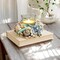 Coastal Shell Hurricane Candle Holder - Holiday Tree - Final sale / Non-returnable and Non-refundable